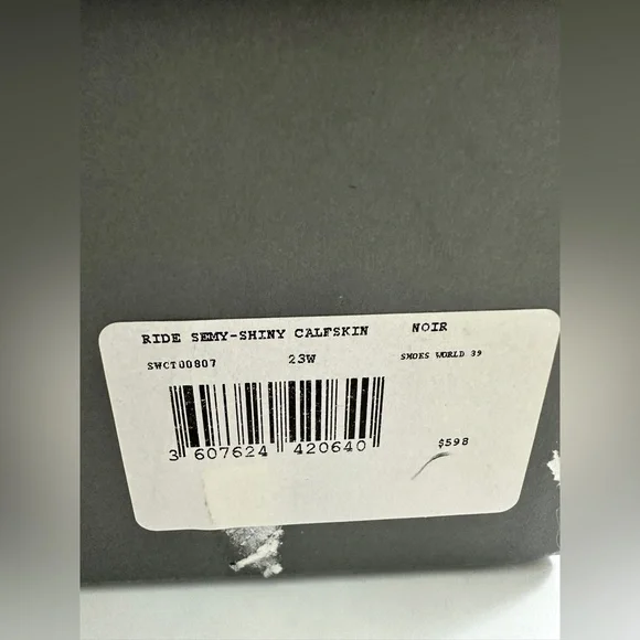 Zadig & Voltaire Women's Ride Block Heel High Ankle Boots size 39 (US 8) Black - Picture 14 of 14